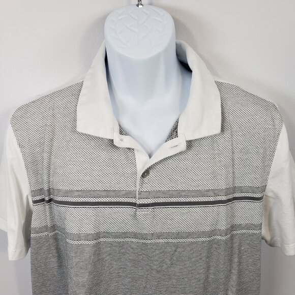 Calvin Klein Slim Fit Liquid Touch Polo Shirt Mens Size XL Casual Gray / A154 - Picture 3 of 8